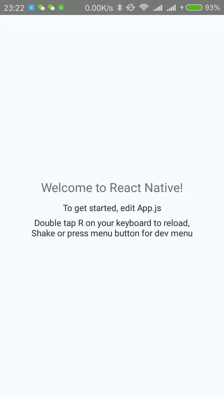 React Native Run Succeed