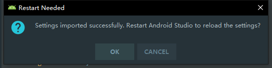 Android Studio - Restart Needed