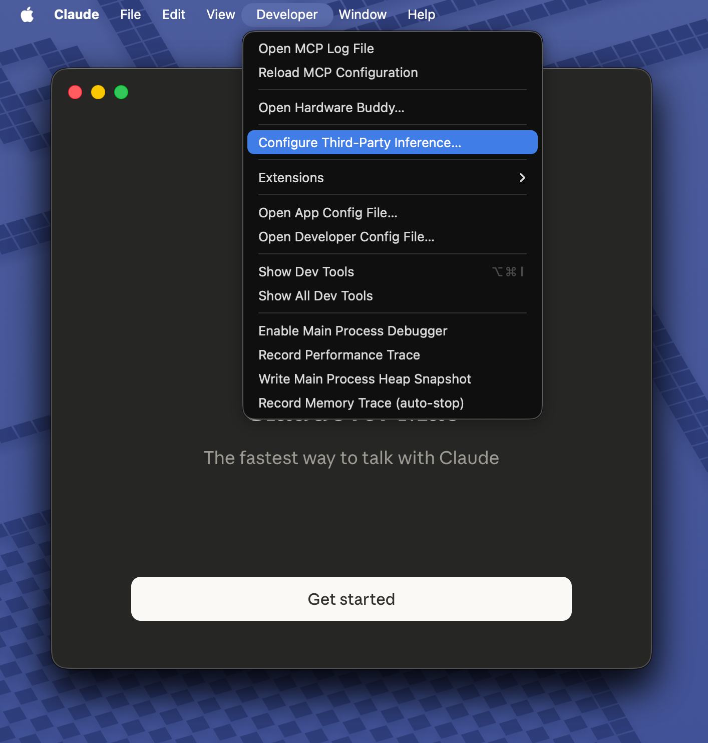 Configure Third-Party Inference